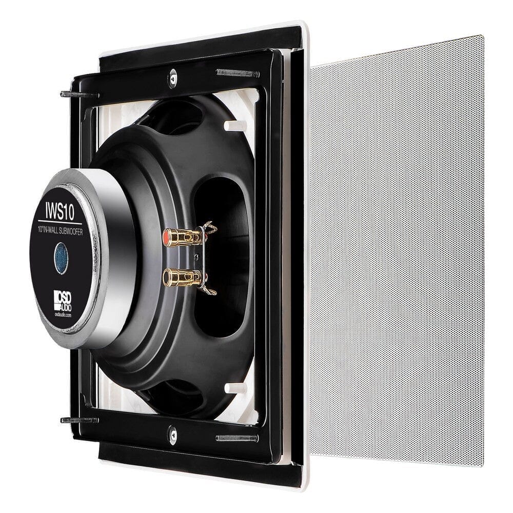 OSD Audio SMP200 + IWS10 10" In Wall Subwoofer Package - 200W Subwoofers OSD Audio 
