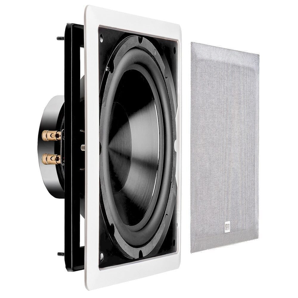 OSD Audio SMP200 + IWS10 10" In Wall Subwoofer Package - 200W Subwoofers OSD Audio 