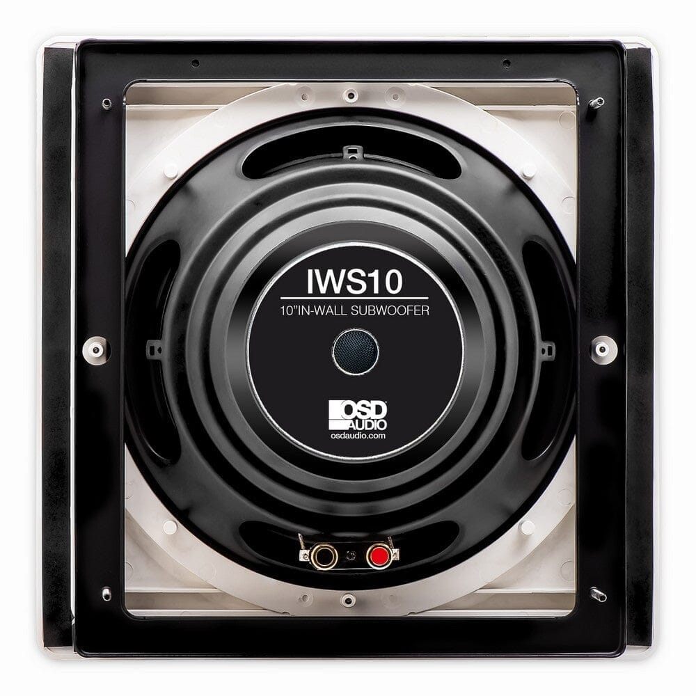 OSD Audio SMP200 + IWS10 10" In Wall Subwoofer Package - 200W Subwoofers OSD Audio 