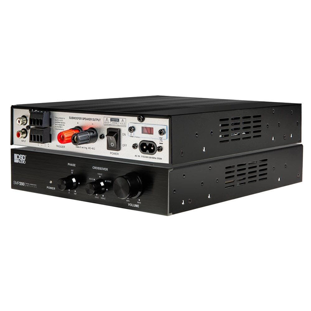 OSD Audio SMP200 + IWS8 8" In Wall Subwoofer Package - 200W Subwoofers OSD Audio 