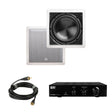 OSD Audio SMP200 + IWS8 8" In Wall Subwoofer Package - 200W Subwoofers OSD Audio 