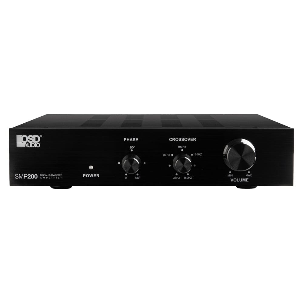 OSD Audio SMP200 + SC800D Black Series In Wall Subwoofer Package - 200W Subwoofers OSD Audio 
