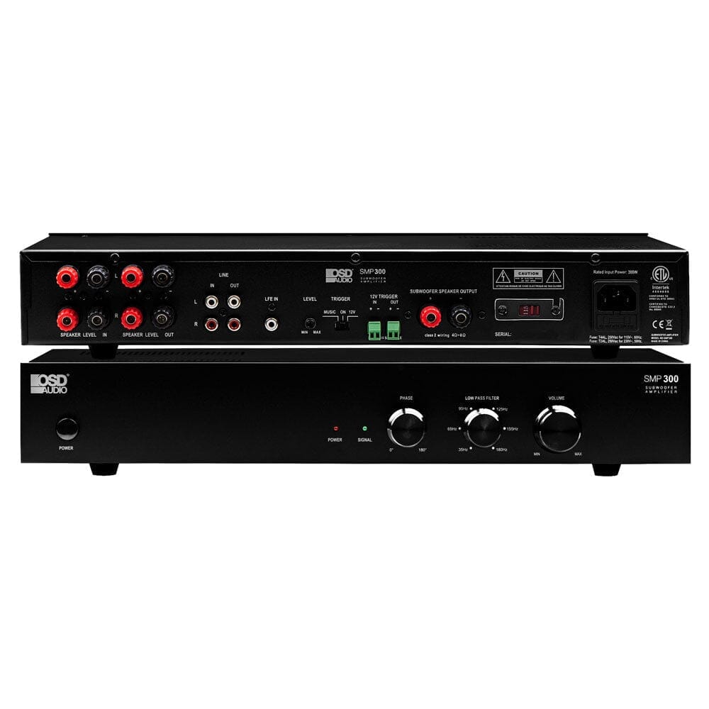 OSD Audio SMP300 Mono Subwoofer Amplifier - 300W Amplifiers OSD Audio 