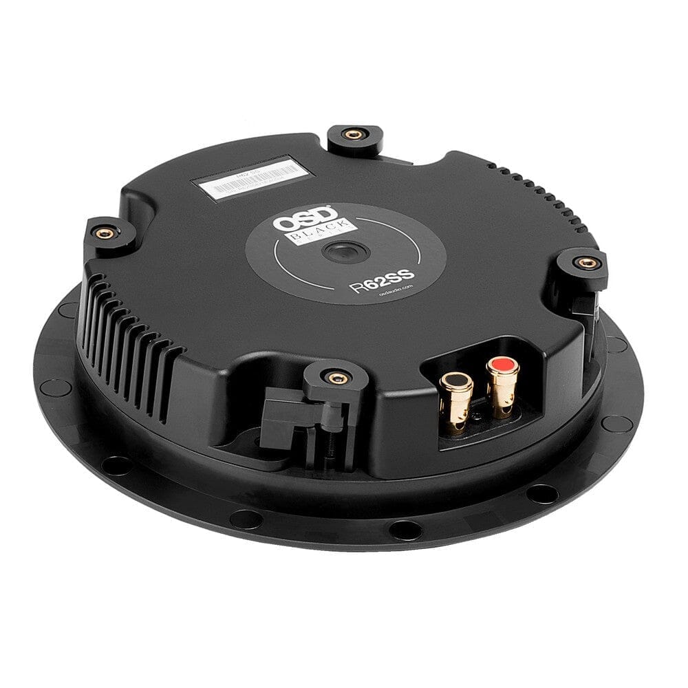 OSD Black 6.5" Super Shallow Mount Weather-Resistant Ceiling Speakers (Pair) In Ceiling Speakers OSD Audio 