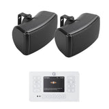 Q Acoustics E120 4.5" Outdoor Speaker System with Bluetooth & DAB Radio (Pair) Outdoor Speaker Systems Q Acoustics White Black 