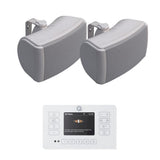 Q Acoustics E120 4.5" Outdoor Speaker System with Bluetooth & DAB Radio (Pair) Outdoor Speaker Systems Q Acoustics White White 