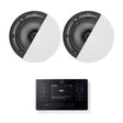Q Acoustics E120 6.5" Ceiling Speaker HiFi System with Bluetooth/DAB+/FM In Ceiling Speaker Systems Q Acoustics Black One Pair High Definition