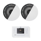 Q Acoustics E120 6.5" Ceiling Speaker HiFi System with Bluetooth/DAB+/FM In Ceiling Speaker Systems Q Acoustics White One Pair High Definition