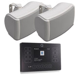 Q Acoustics E120 6.5" Outdoor Speaker System with Bluetooth & DAB Radio Outdoor Speaker Systems Q Acoustics Black White 
