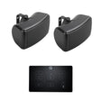 Q Acoustics E60 4.5" Bluetooth Outdoor Speaker System Outdoor Speaker Systems Q Acoustics Black One Pair Black