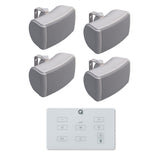 Q Acoustics E60 4.5" Bluetooth Outdoor Speaker System Outdoor Speaker Systems Q Acoustics White Two Pairs White