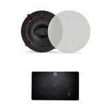 Q Acoustics E60 6.5" Bathroom Bluetooth Ceiling Speaker System In Ceiling Speaker Systems Q Acoustics Black Single Stereo 
