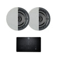 Q Acoustics E60 6.5" Bluetooth Ceiling Speaker System In Ceiling Speaker Systems Q Acoustics Black One Pair Standard