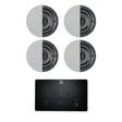 Q Acoustics E60 6.5" Bluetooth Ceiling Speaker System In Ceiling Speaker Systems Q Acoustics Black Two Pairs Standard