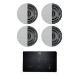 Q Acoustics E60 6.5" Bluetooth Ceiling Speaker System In Ceiling Speaker Systems Q Acoustics Black Two Pairs Standard