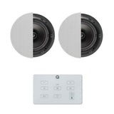Q Acoustics E60 6.5" Bluetooth Ceiling Speaker System In Ceiling Speaker Systems Q Acoustics White One Pair High Definition