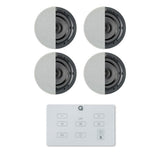 Q Acoustics E60 6.5" Bluetooth Ceiling Speaker System In Ceiling Speaker Systems Q Acoustics White Two Pairs Standard