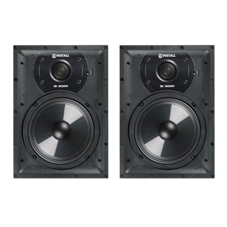 Q Acoustics QI80RP 8" In Wall Speakers In Wall Speakers Q Acoustics One Pair 