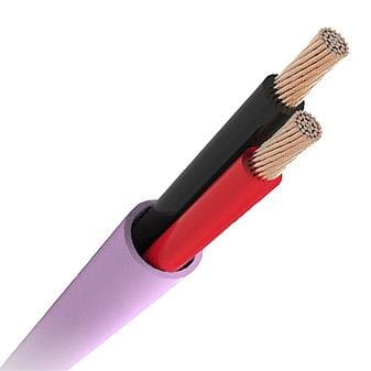 QED QX16/2 - 2 Core Speaker Cable - LSZH - Pink (300m) Cables QED 