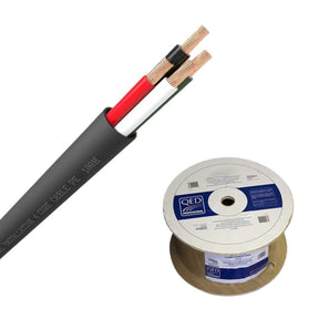 QED QX16/4 - 4 Core Outdoor Speaker Cable - Black (300m) Cables QED 