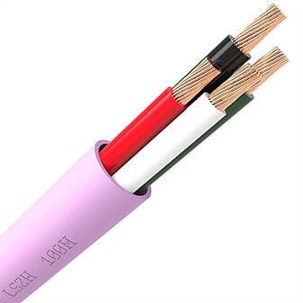 QED QX16/4 - 4 Core Speaker Cable - LSZH - Pink (100m) Cables QED 