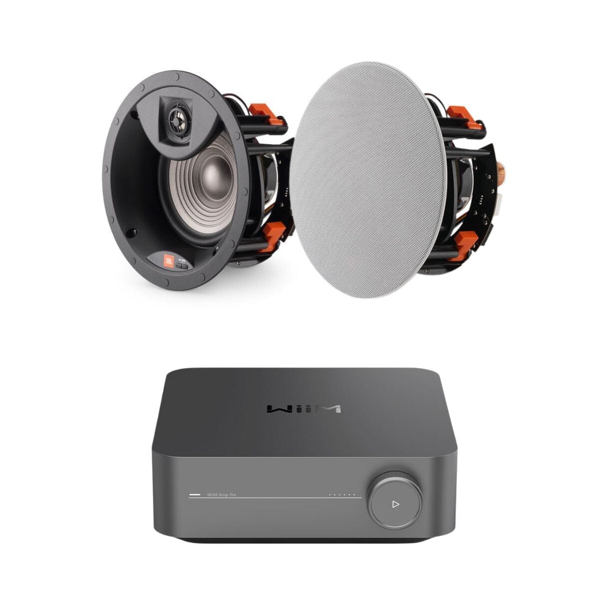 WiiM AMP Pro + JBL Studio 2 6IC 6.5" Ceiling Speakers In Ceiling Speaker Systems WiiM / JBL One Pair 