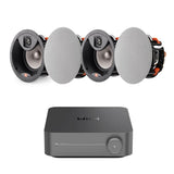 WiiM AMP Pro + JBL Studio 2 8IC 8" Ceiling Speakers In Ceiling Speaker Systems WiiM / JBL Two Pairs 