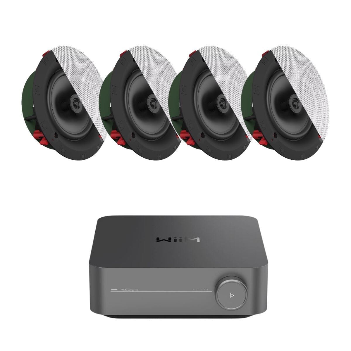 WiiM AMP Pro + Klipsch CS-16II 6.5" Ceiling Speakers In Ceiling Speaker Systems WiiM / Klipsch Two Pairs 