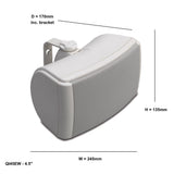 WiiM AMP + Q Acoustics QI65C Ceiling Speakers + QI45EW Indoor / Outdoor Speaker System In Ceiling Speaker Systems WiiM / Q Acoustics 