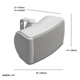 WiiM AMP + Q Acoustics QI65C Ceiling Speakers + QI45EW Indoor / Outdoor Speaker System In Ceiling Speaker Systems WiiM / Q Acoustics 