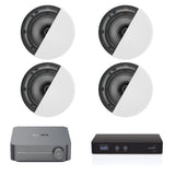 WiiM AMP + Q Acoustics QI65C Dual Zone Ceiling Speaker System In Ceiling Speaker Systems WiiM / Q Acoustics 