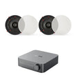 WiiM AMP + QI65CWE 6.5" Bathroom Ceiling Speaker System with Wi-Fi & Bluetooth In Ceiling Speaker Systems WiiM / Q Acoustics One Pair 