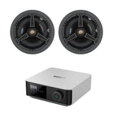 WiiM AMP Ultra + Monitor Audio C165 Ceiling Speakers - 6.5" In Ceiling Speaker Systems WiiM / Monitor Audio Silver 