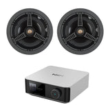 WiiM AMP Ultra + Monitor Audio C180 Ceiling Speakers - 8" In Ceiling Speaker Systems WiiM / Monitor Audio Silver 