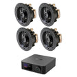 WiiM AMP Ultra + OSD Audio R63 6.5" Ceiling Speakers (Two Pairs) In Ceiling Speaker Systems WiiM / OSD Audio 