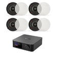 WiiM AMP Ultra + QI65CE 6.5" Ceiling Speaker System with Wi-Fi, Bluetooth, HDMI In Ceiling Speaker Systems WiiM / Q Acoustics Two Pairs 