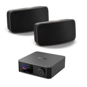 WiiM AMP Ultra Wi-Fi & Bluetooth Amplifier + DALI Gardian OW 6 6.5" Outdoor Speakers Outdoor Speaker Systems WiiM / DALI Black 