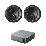 WiiM AMP Wi-Fi & Bluetooth Amplifier + DALI Phantom E-60 6.5" Ceiling Speakers In Ceiling Speaker Systems WiiM / DALI 