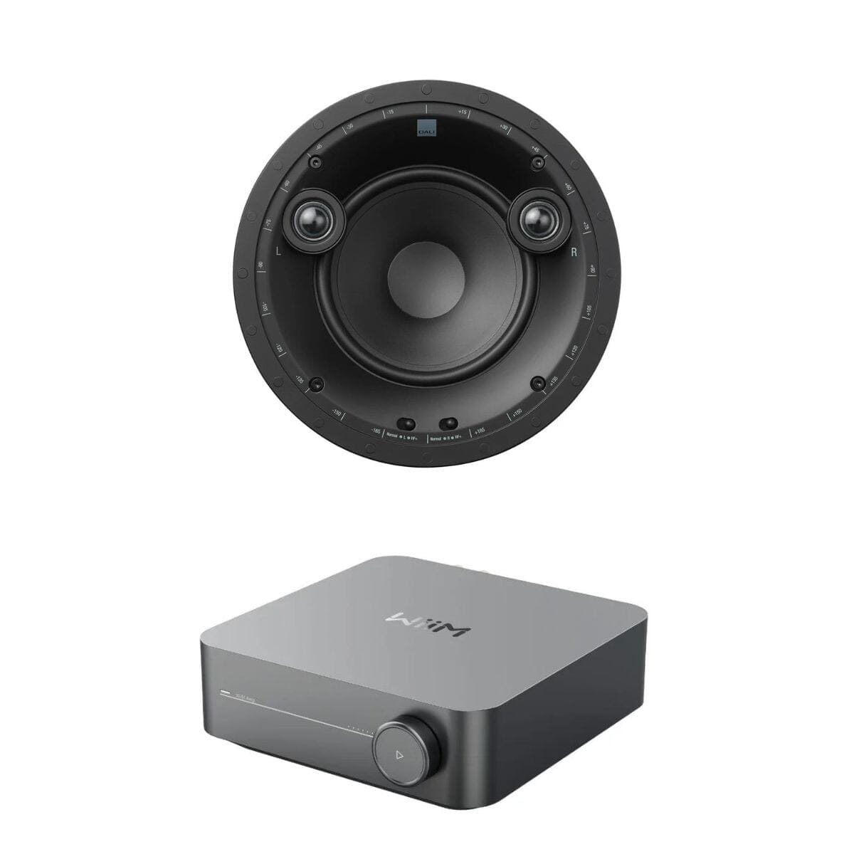 WiiM AMP Wi-Fi & Bluetooth Amplifier + DALI Phantom E-60 S 6.5" Stereo Ceiling Speaker In Ceiling Speaker Systems WiiM / DALI 