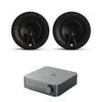WiiM AMP Wi-Fi & Bluetooth Amplifier + DALI Phantom E-60 WR 6.5" Ceiling Speakers In Ceiling Speaker Systems WiiM / DALI 
