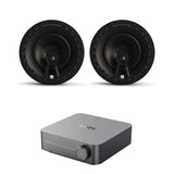 WiiM AMP Wi-Fi & Bluetooth Amplifier + DALI Phantom E-60 WR 6.5" Ceiling Speakers In Ceiling Speaker Systems WiiM / DALI 