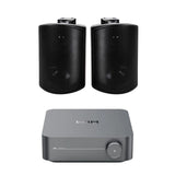 WiiM AMP Wi-Fi & Bluetooth Amplifier + Elipson RAIN 4" Outdoor Speakers (Pair) Outdoor Speaker Systems WiiM / Elipson Black One Pair 
