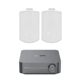 WiiM AMP Wi-Fi & Bluetooth Amplifier + Elipson RAIN 4" Outdoor Speakers (Pair) Outdoor Speaker Systems WiiM / Elipson White One Pair 