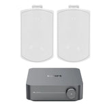WiiM AMP Wi-Fi & Bluetooth Amplifier + Elipson RAIN 6.5" Outdoor Speakers (Pair) Outdoor Speaker Systems WiiM / Elipson White One Pair 