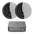 WiiM AMP Wi-Fi & Bluetooth Amplifier + Klipsch CS-18C 8" Ceiling Speakers In Ceiling Speaker Systems WiiM / Klipsch One Pair 