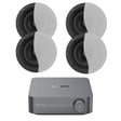 WiiM AMP Wi-Fi & Bluetooth Amplifier + Klipsch CS-18C 8" Ceiling Speakers In Ceiling Speaker Systems WiiM / Klipsch Two Pairs 