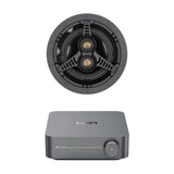 WiiM AMP Wi-Fi & Bluetooth Amplifier + Monitor Audio C165-T2 6.5" Stereo Ceiling Speaker In Ceiling Speaker Systems WiiM / Monitor Audio 