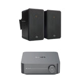 WiiM AMP Wi-Fi & Bluetooth Amplifier + Monitor Audio Climate 50 5.5" Outdoor Speakers (Pair) Outdoor Speaker Systems WiiM / Monitor Audio Black One Pair 