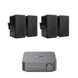 WiiM AMP Wi-Fi & Bluetooth Amplifier + Monitor Audio Climate 50 5.5" Outdoor Speakers (Pair) Outdoor Speaker Systems WiiM / Monitor Audio Black Two Pairs 