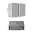 WiiM AMP Wi-Fi & Bluetooth Amplifier + Monitor Audio Climate 60 6.5" Outdoor Speakers (Pair) Outdoor Speaker Systems WiiM / Monitor Audio White One Pair 